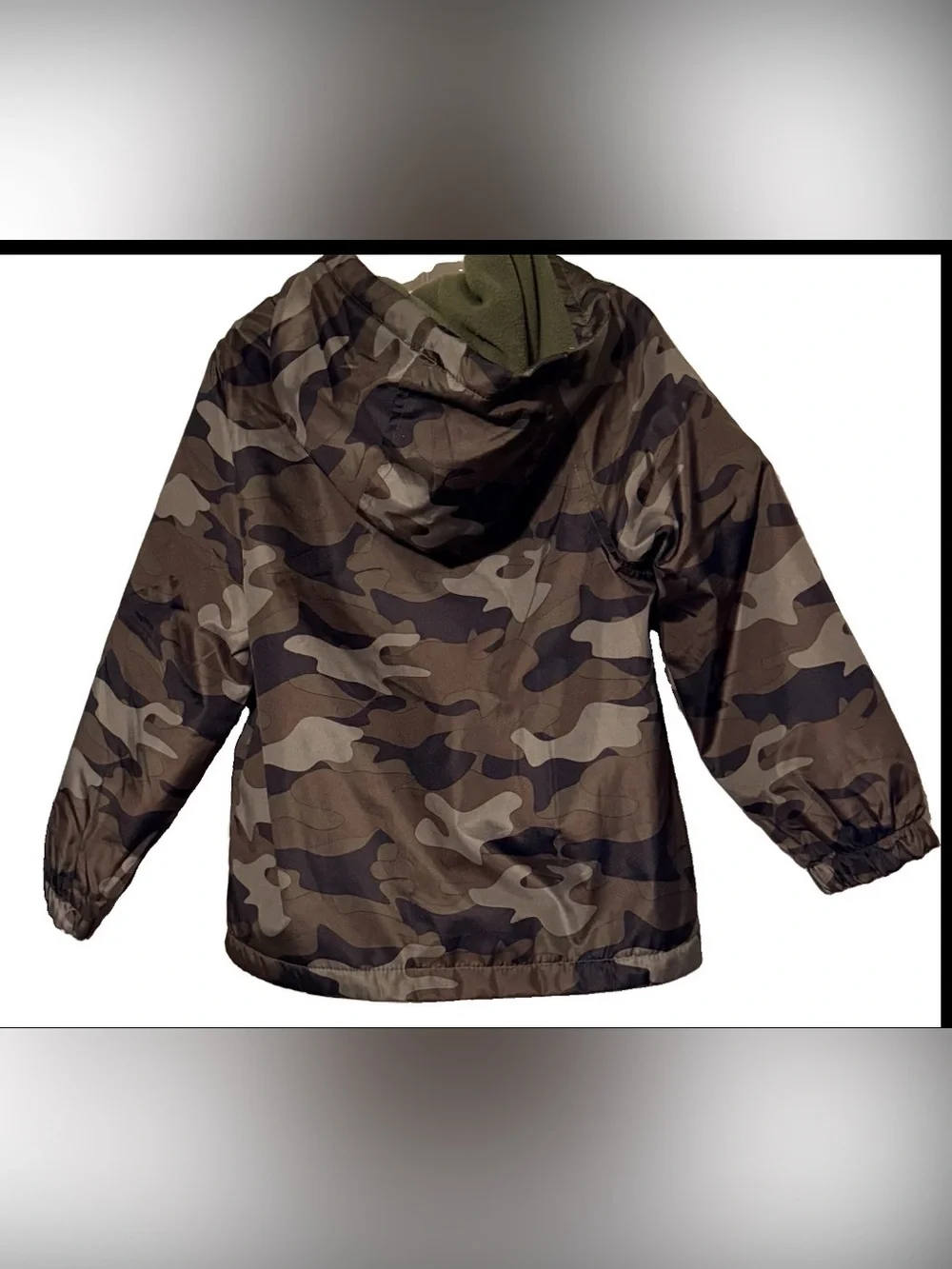 NWOT OshKosh B'gosh Boy's Camo Fleece-Lined Hooded Jacket - Size 5
